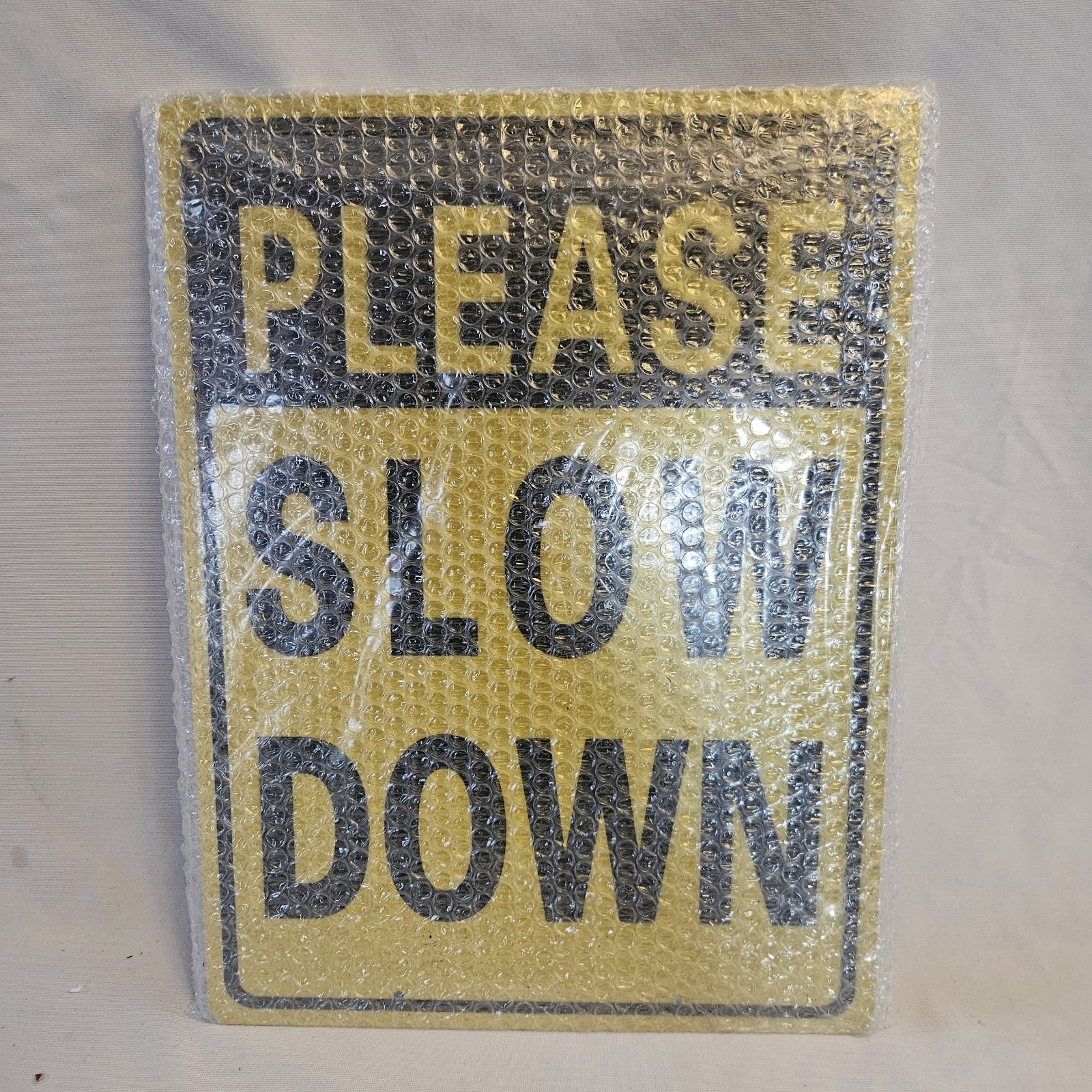 Kichwit Double Sided Aluminum Reflective Metal Sign with Stakes