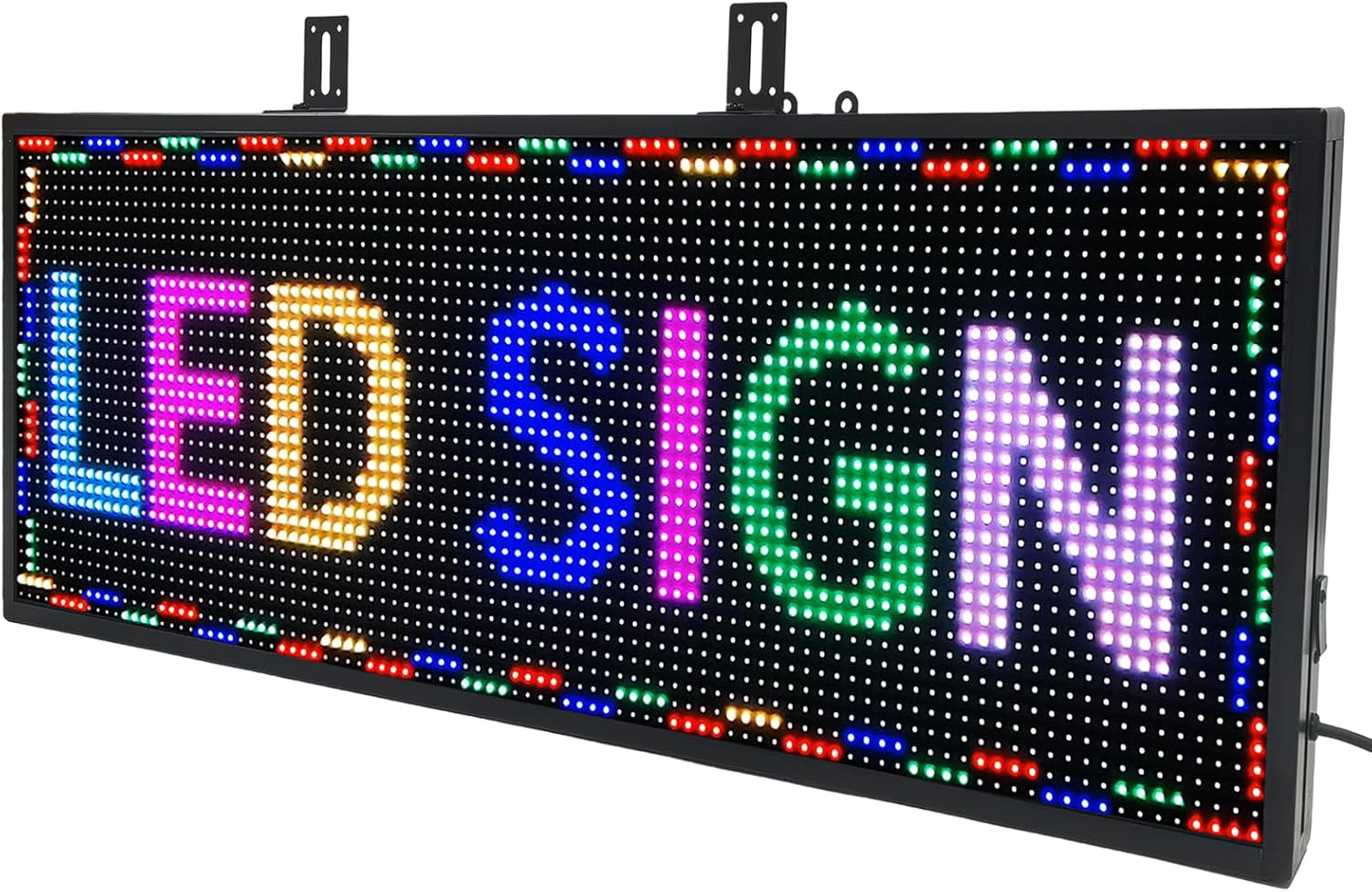 High Brightness P10 Programmable LED Sign for Business, Wifi Control, 40&Prime;x14