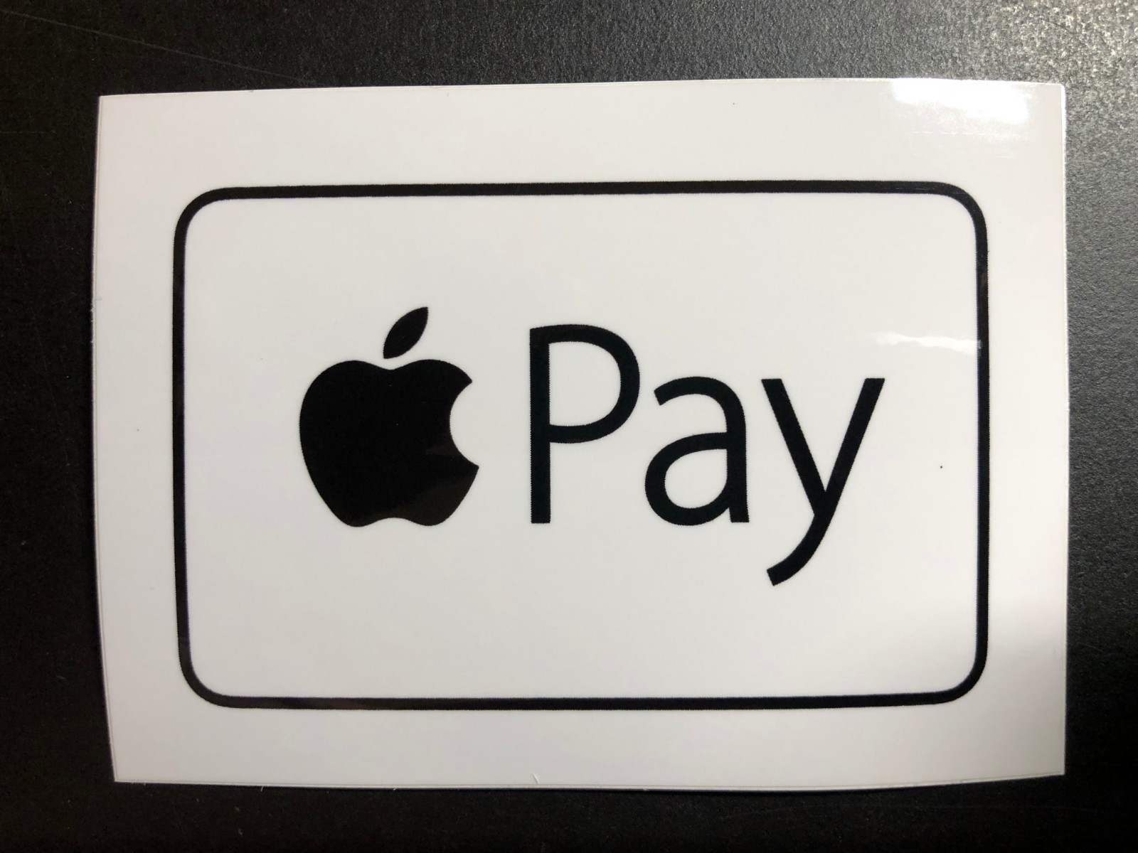 APPLE PAY Acceptance Decal – Retail Sticker (Set of 3 decals included)