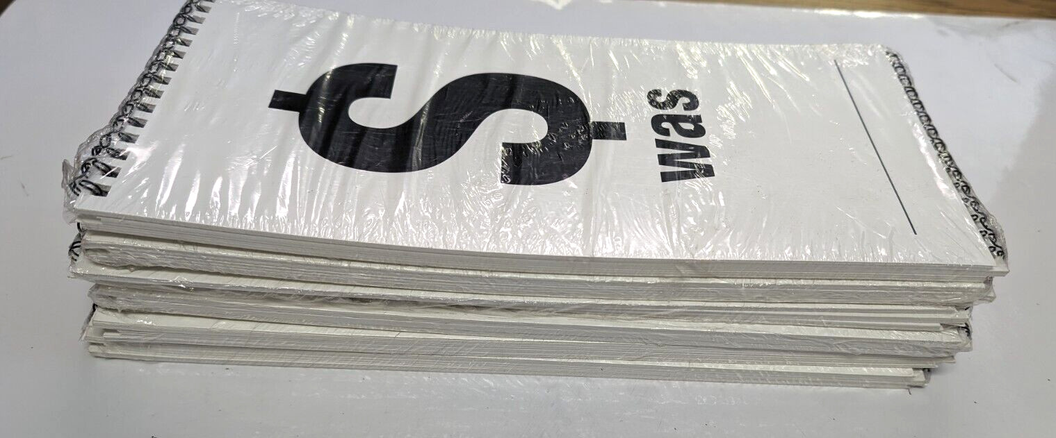 52 Retail Pricing Flip Board Numbers 11.5&Prime; x 5.5&Prime; & 11.5 x 3