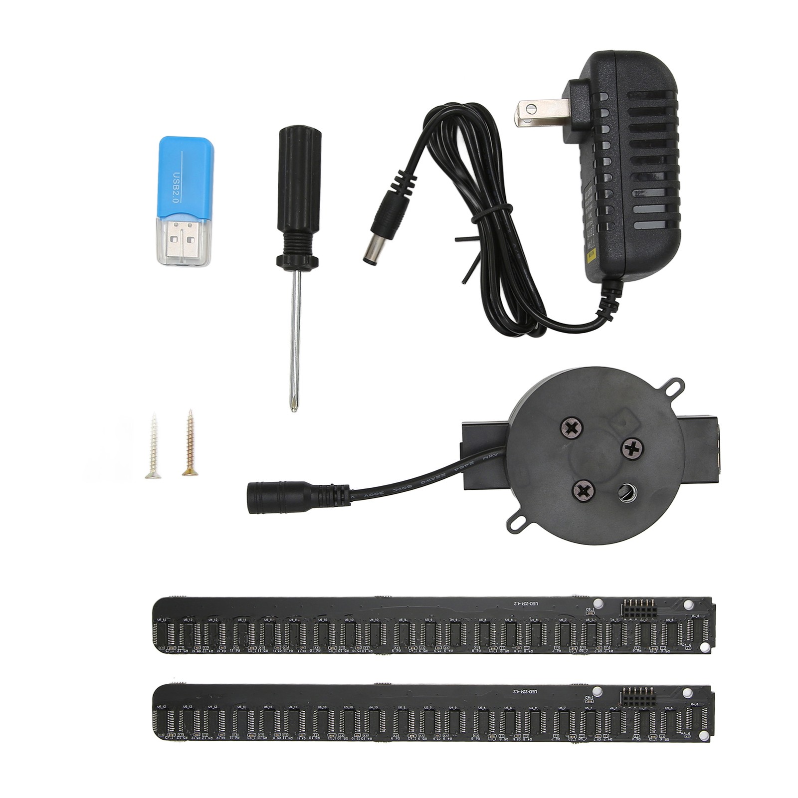 3D Hologram Fan Borderless Floating Display Remote & App Control Advertising Fan