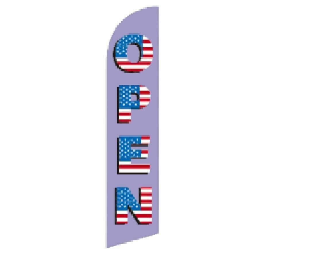 Open Swooper Flags Advertising Flag Feather Flag Open