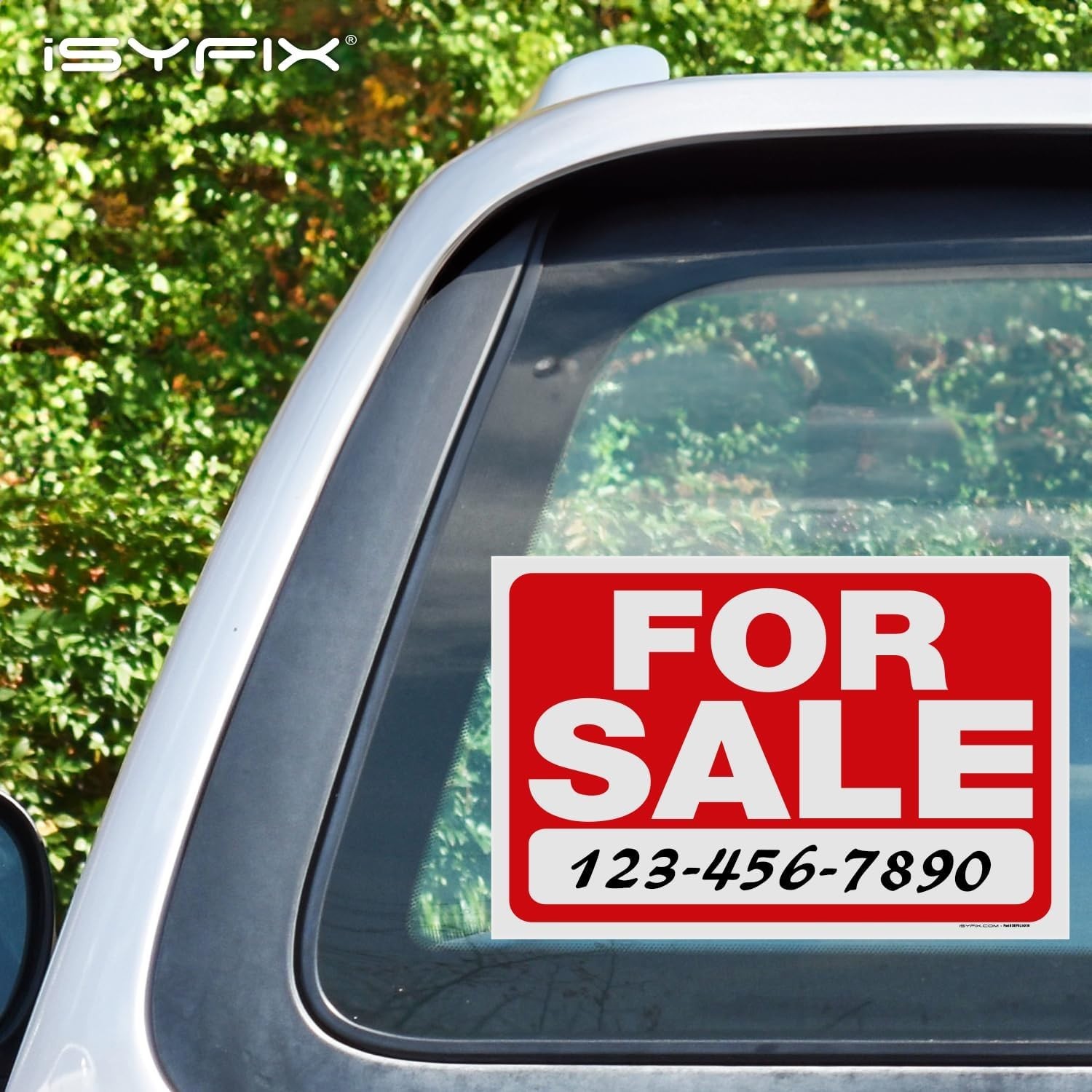 Set of 2 Weatherproof For Sale Sign Stickers – 14×10 Inch for Indoor/Outdoor