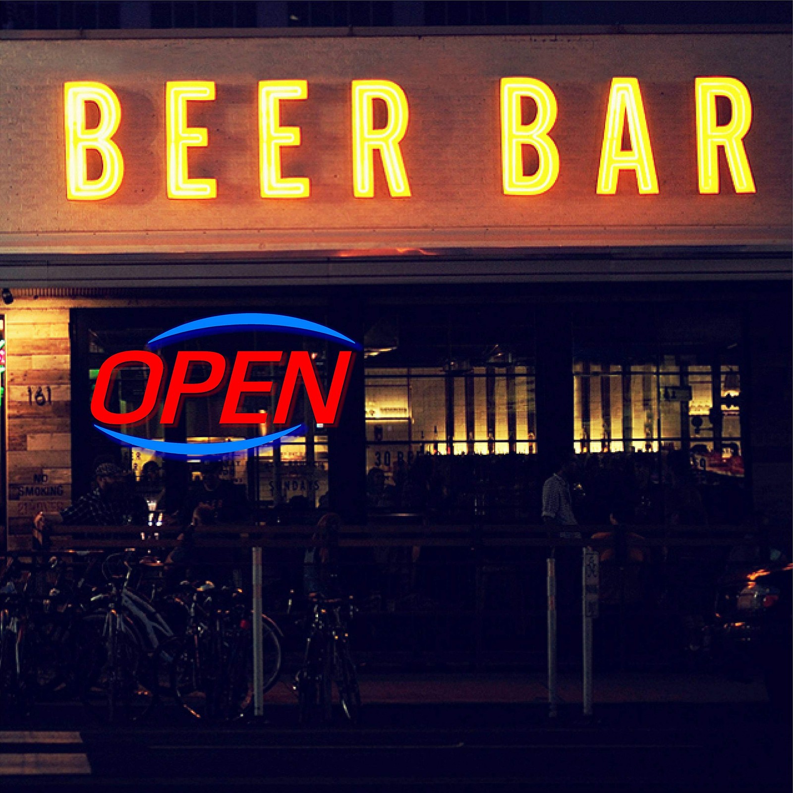 MaxLit 32 X 17 New Jumbo ULTRA BRIGHT LED Open Sign — Remote Controlled —