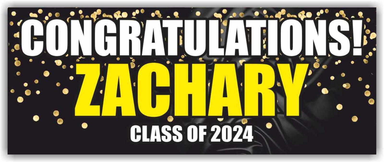 CLASS OF 2024 Advertising Banner Vinyl Mesh Sign School University Graduate