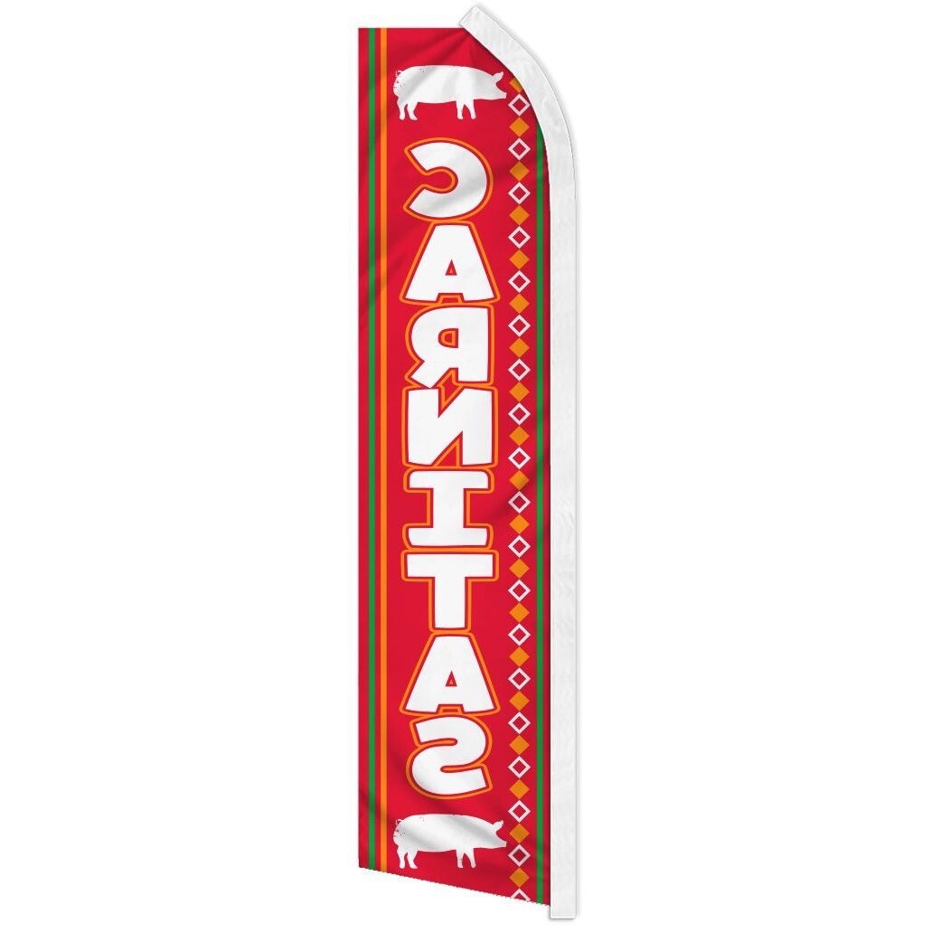 CARNITAS advertising super flag polyester banner sign *POLE NOT INCLUDED*