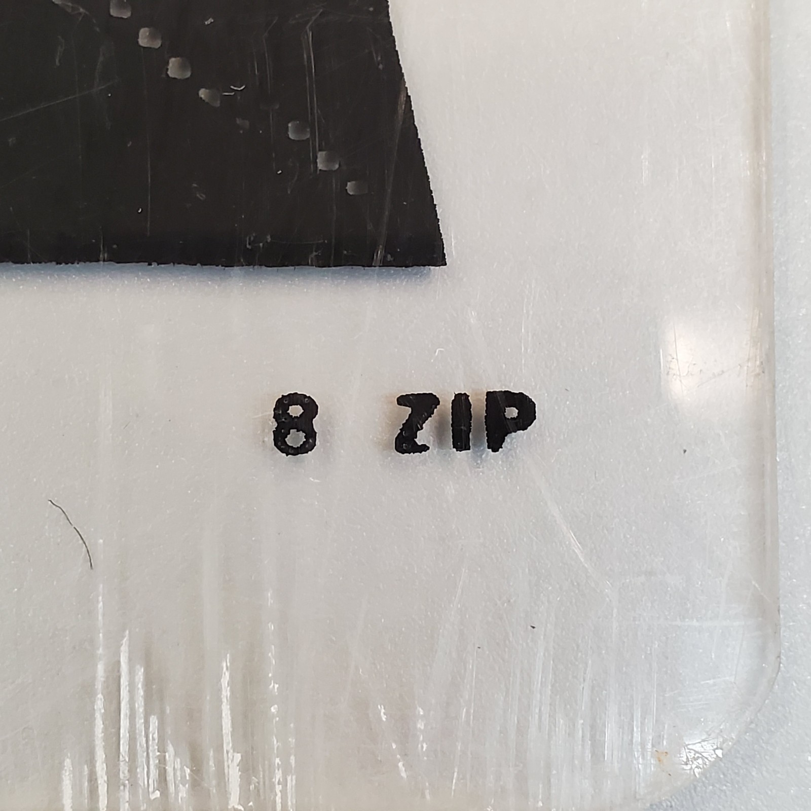 8&Prime; Zip Letters Marquee Plastic Sign Letters AD Font Changeable Outdoor Signage