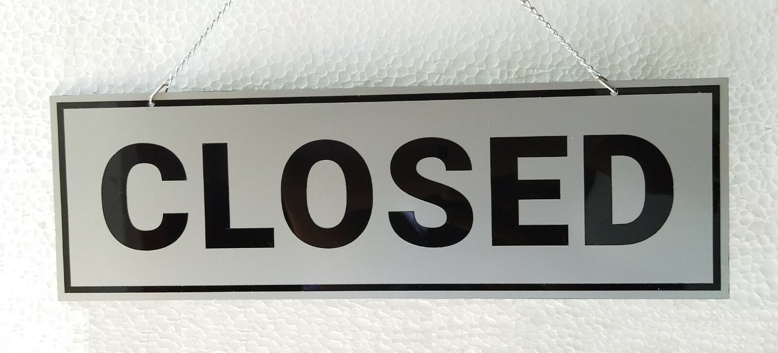 Open / Closed Sign, Hanging Sign, Shop Window / Door Sign, Acrylic, double sided