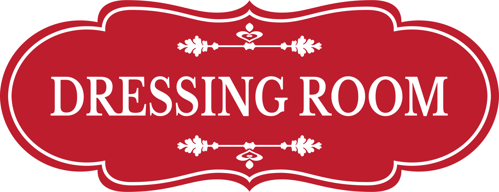 Designer Plus Dressing Room Wall or Door Sign | Business and Workplace Signage