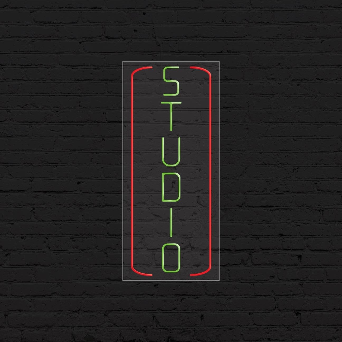 Studio Sign for Business Displays | LED Flex Neon | 13&Prime;W x 32&Prime;H x 1&Prime;D