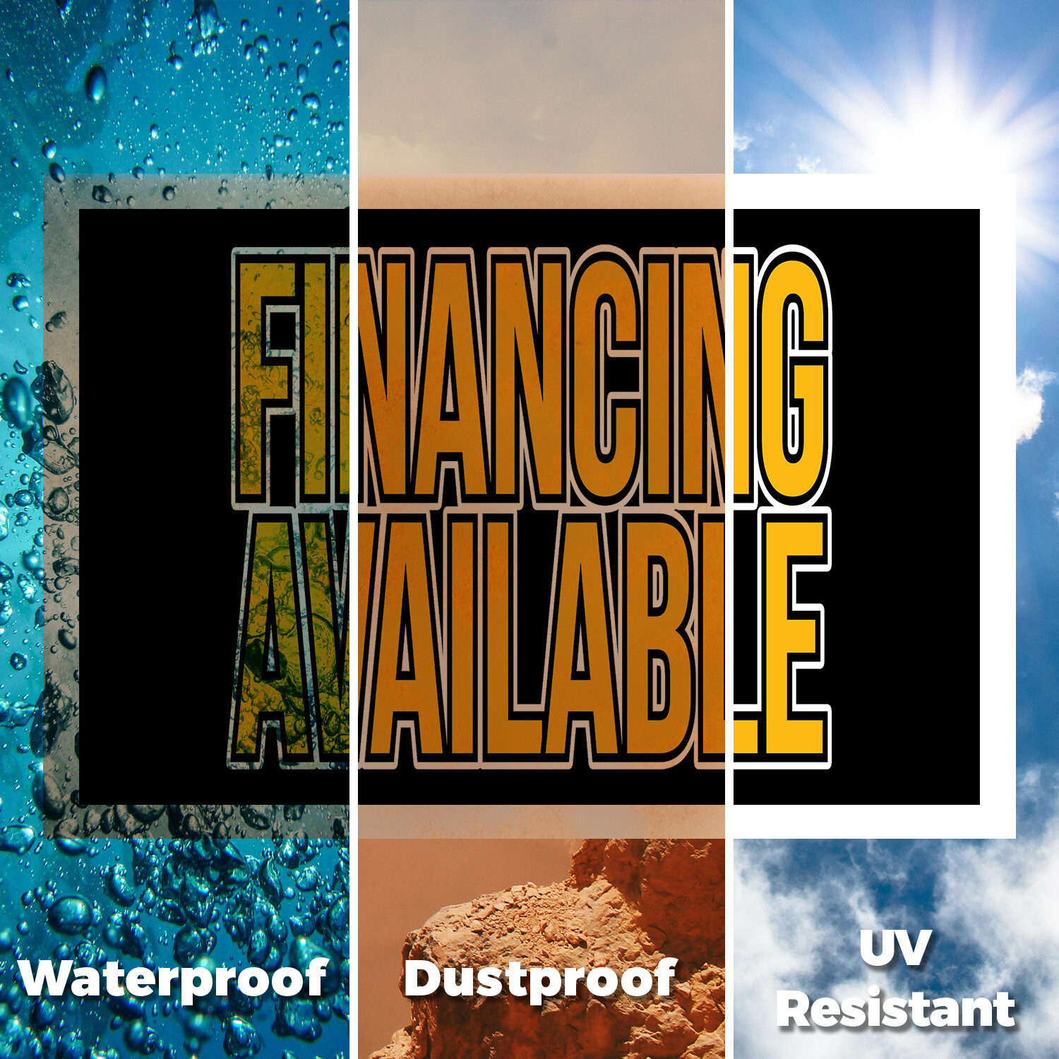 Financing Available Yard Sign Affordable Payment Options, Business Promotions
