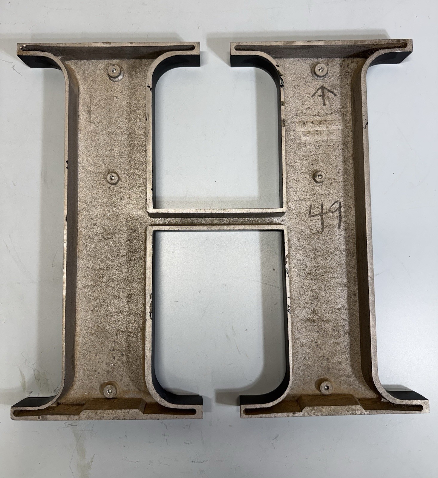 Gemini Inc 18” Cast Aluminum Architectural Letter Sign Black Commercial Letters