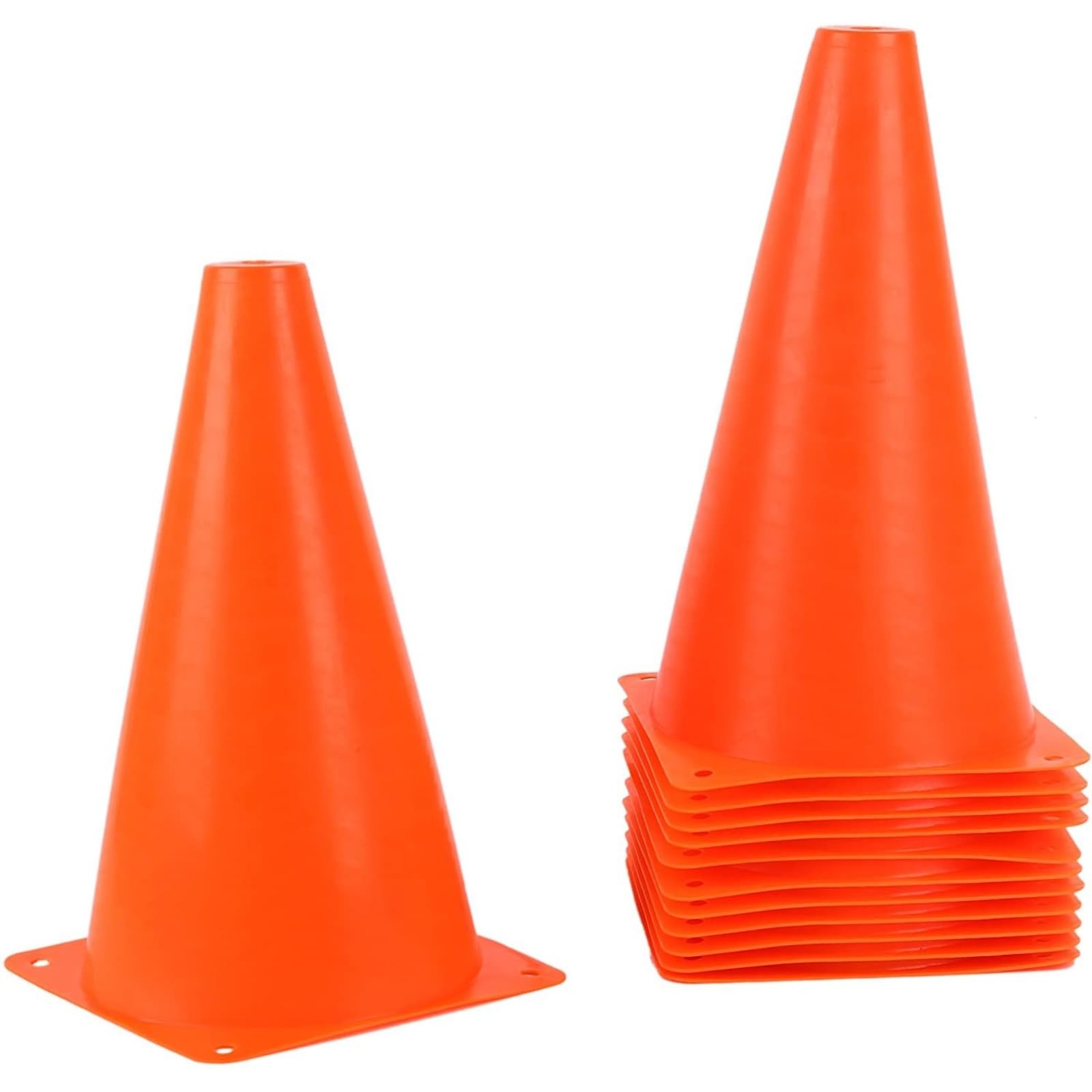 Juvale Motorcycle Practice Cones – 9&Prime; x 5.5&Prime;, Orange, 12-Pack – for…