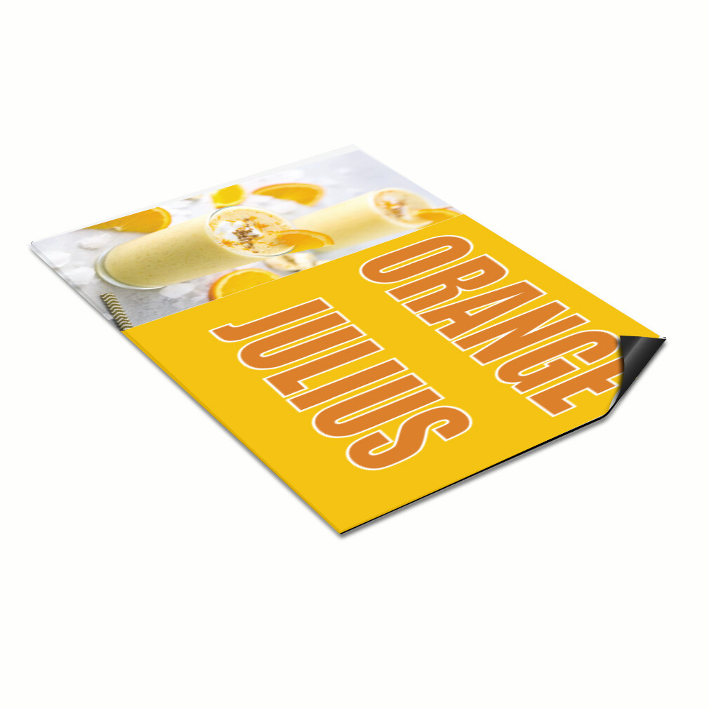 Car Magnet Set of 2 Oranges Julius Outdoor Advertising Printing Industrial Sign
