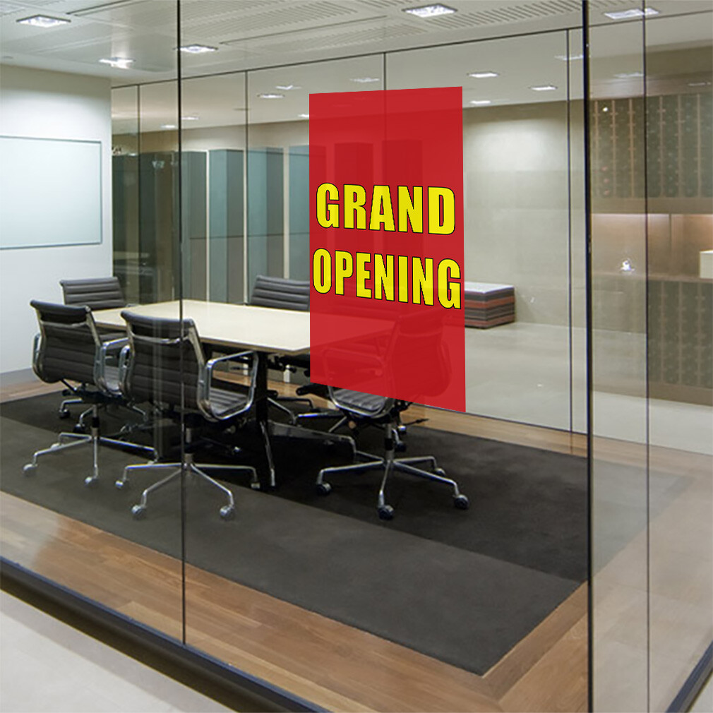 Door Decals Vertical Vinyl Stickers Multiple Sizes Industrial Vinyl Business