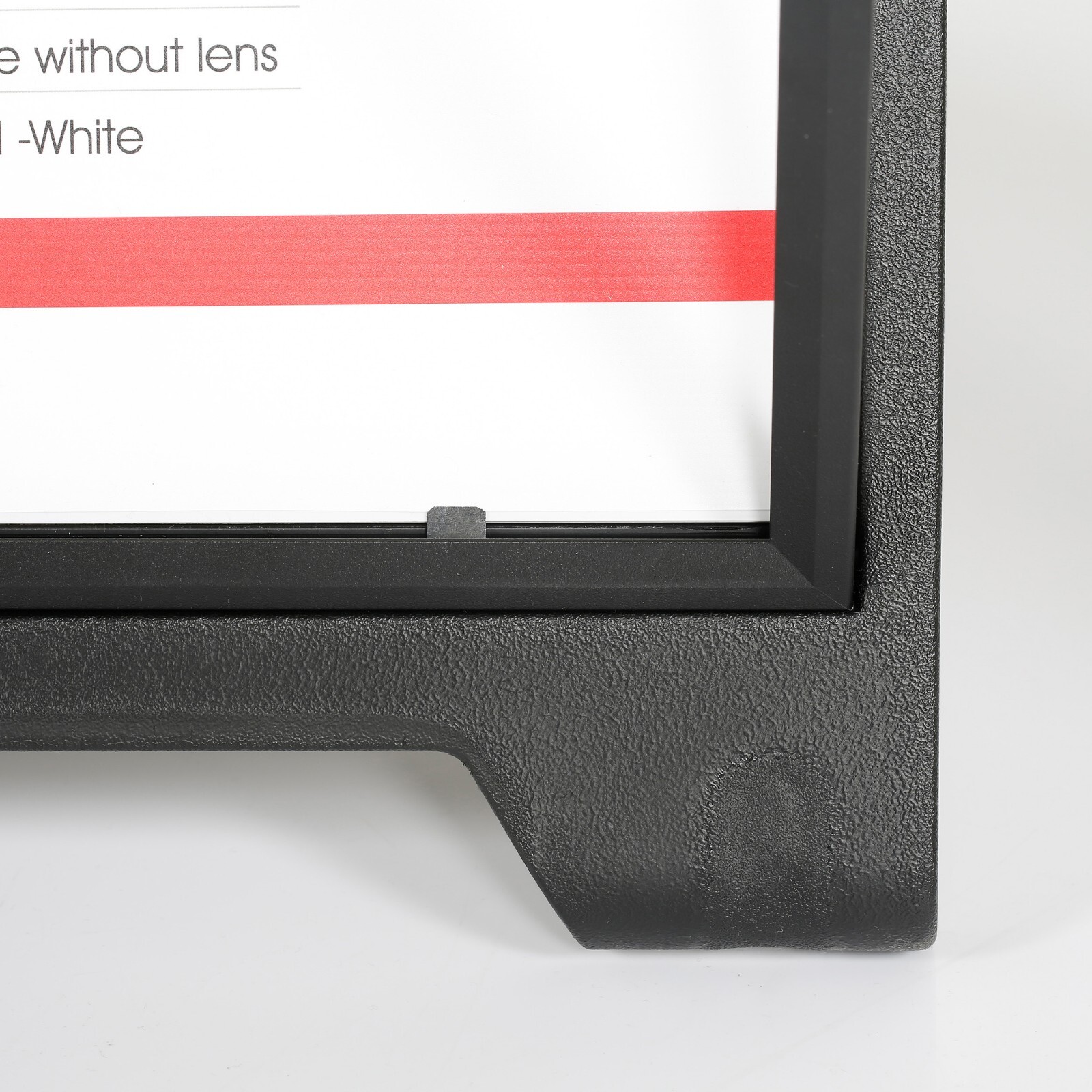 Sandwich Board Street SignPro without LENS Cover A-Frame 24×36&Prime; Black