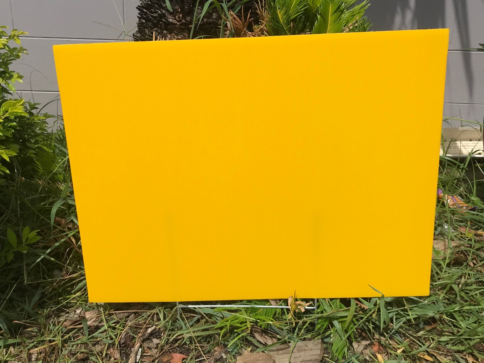 50 Pack Yellow Yard Signs 18 »x24 » & 100 H-Stakes 12 » Brand New Ship Same Day