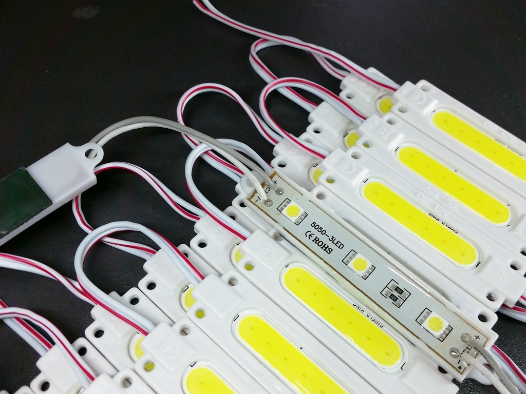12V White LED Module Light Adhesive Tape Store Backlight Letter Sign Lightbox