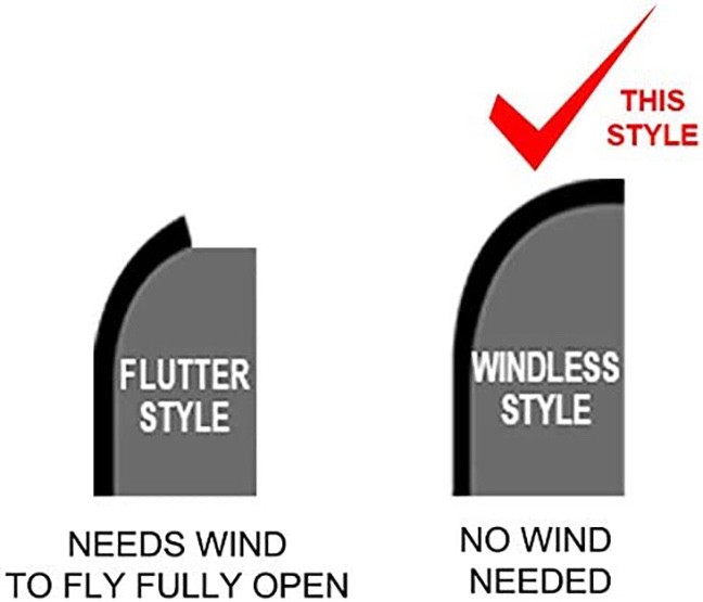 DISPENSARY Windless Swooper Flag Feather Banner Sign 2.5×11.5 Ft gb