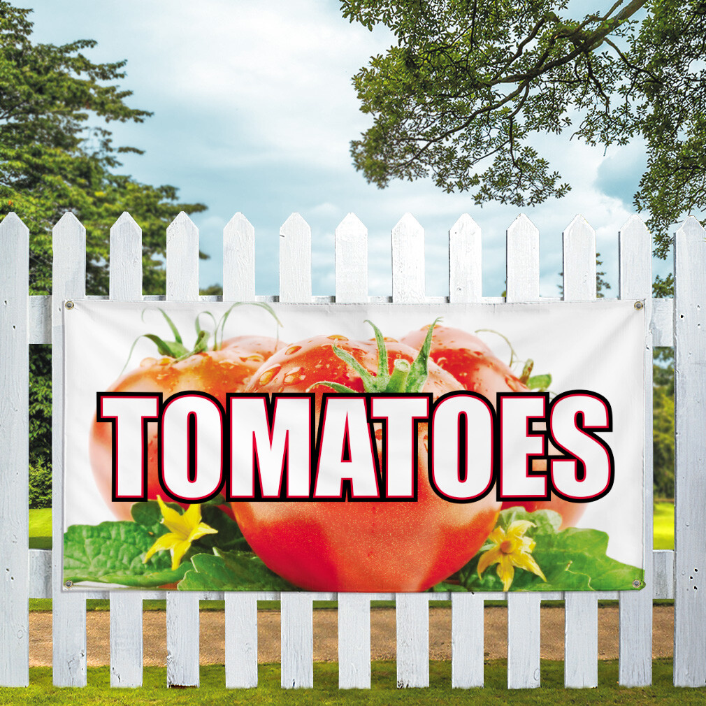 Vinyl Banner Multiple Sizes Tomatoes Restaurant Cafe Bar D Restaurant & Food