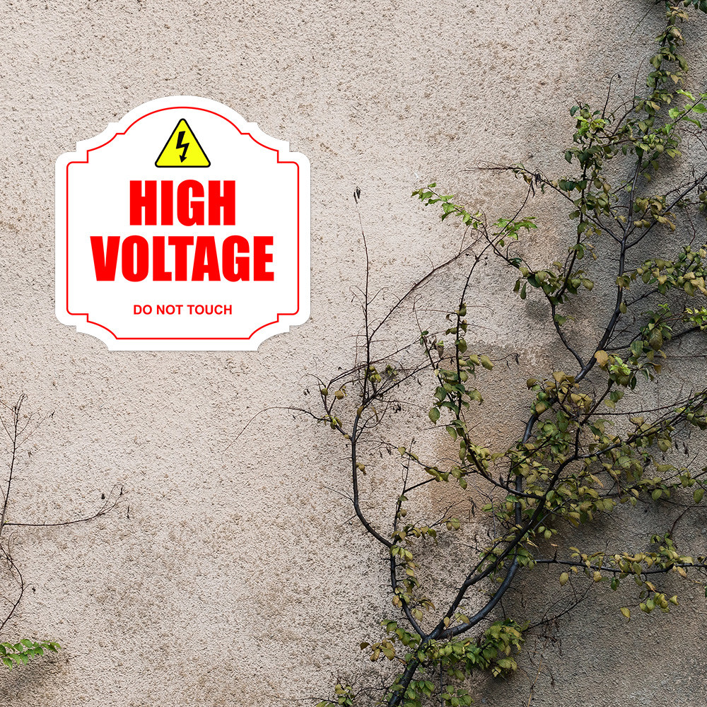Heritage Plus High Voltage – Do Not Touch Wall or Door Sign | Business Signage