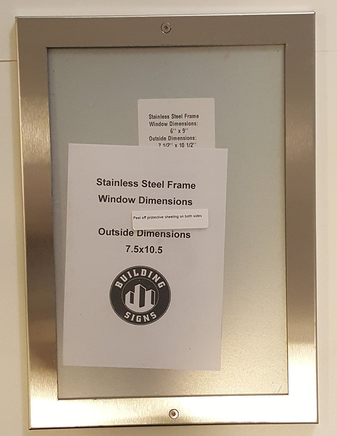 DIRECTORY FRAME 6×9 STAINLESS STEEL-REF24-1027