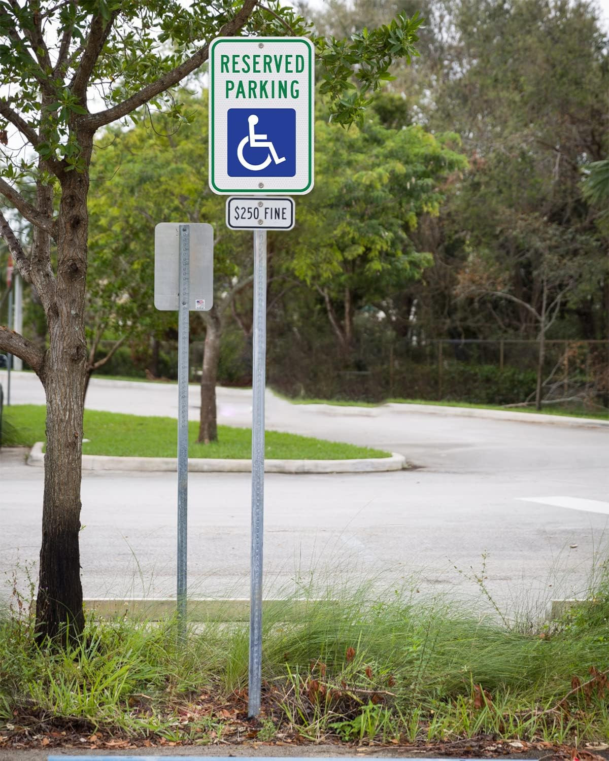 Handicap Parking Sign-18 X 12 Inch Aluminum Sign, with ADA Accessibility Symbol,