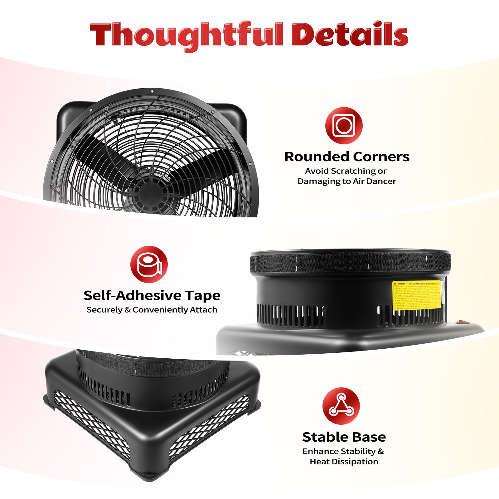 750W 1HP Inflatable Blower Air Blower Fan For Air Tube Puppet Dancer Wind Tube