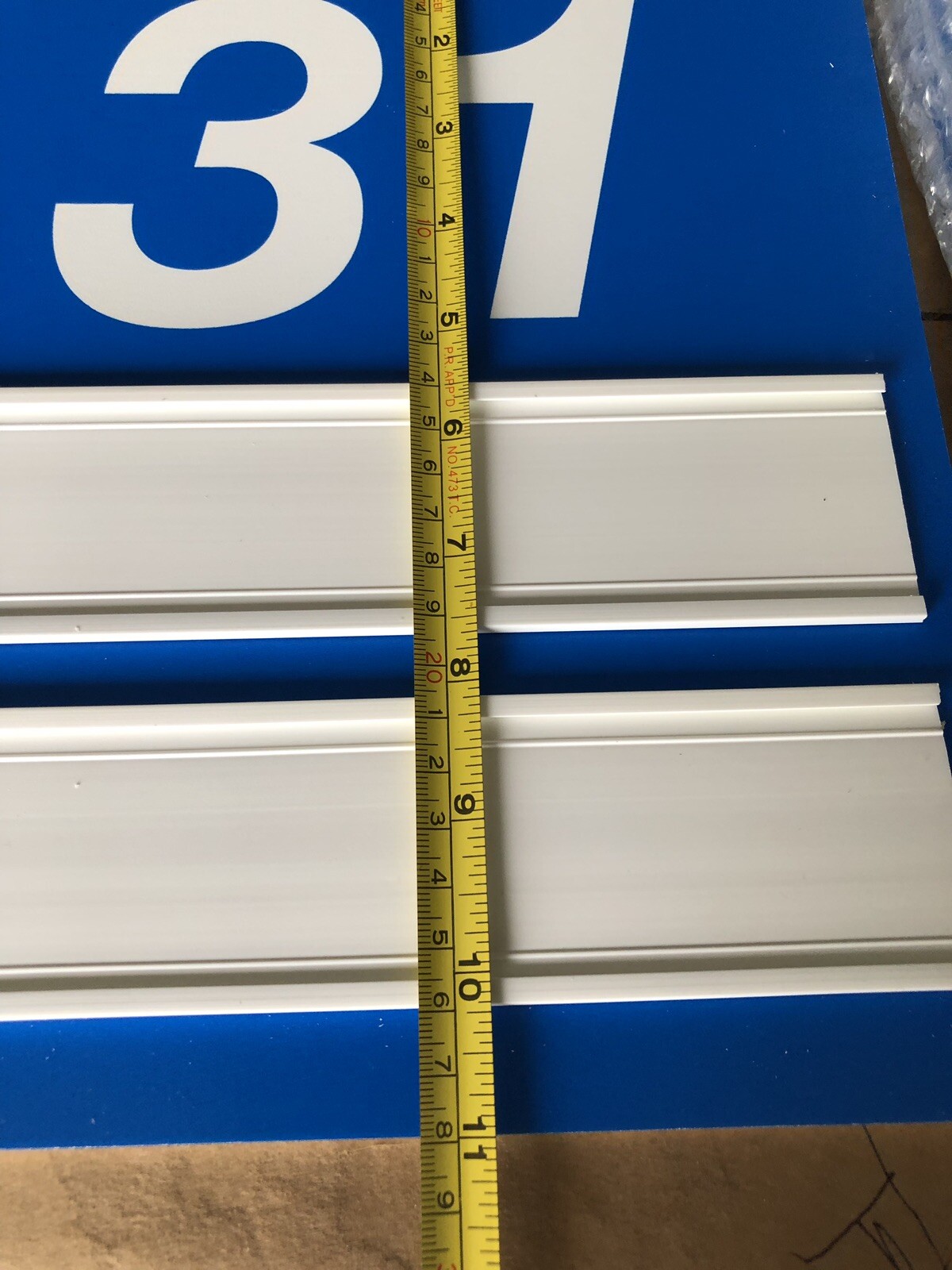Hanging Isle Number Swing Sign Retail Store #31-40 9”x11”