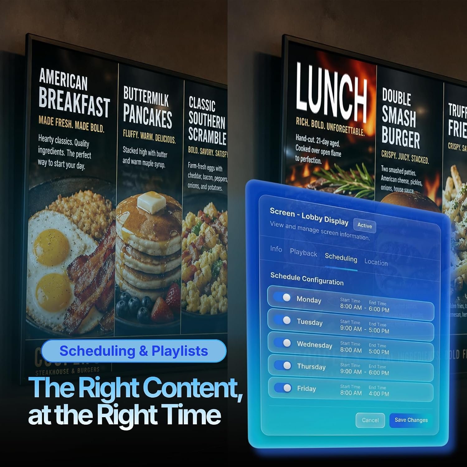 Citadel Digital Signage Display Board and Menu for Business with Offline…