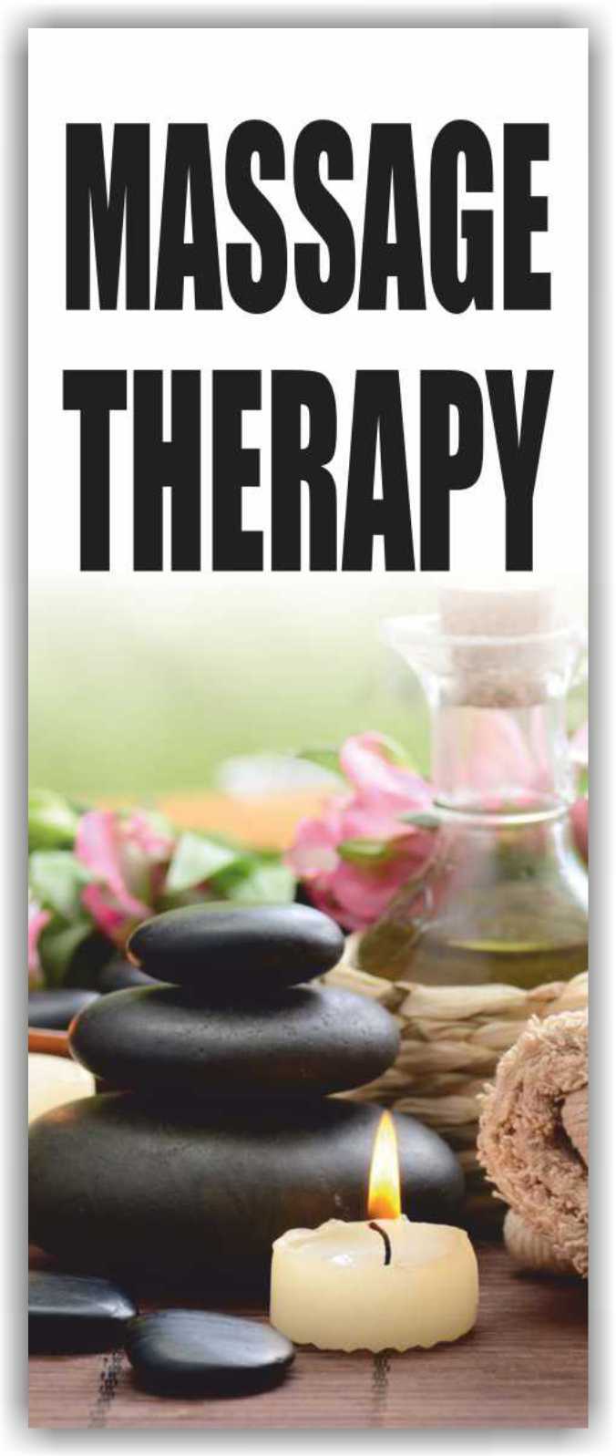 MASSAGE THERAPY Advertising Banner Vinyl Mesh Sign Beauty Spa Chinese Asian Nice