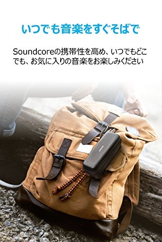 Anker A3502 Soundcore/Soundcore 2 Travel Case PU Leather Speaker Black