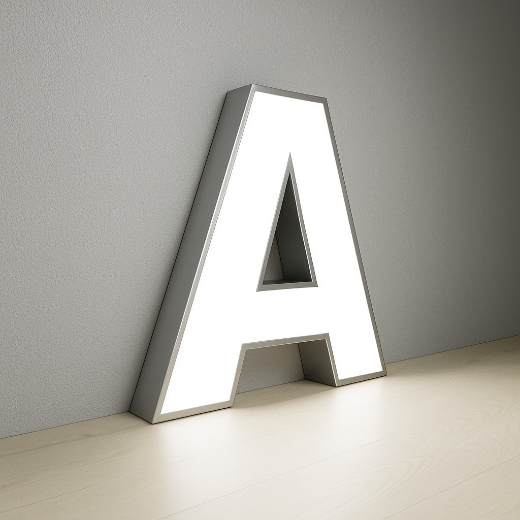 𝑵𝓙̶ Custom 3D Channel Letters LED Front Lit Storefront Indoor Outdoor Sign