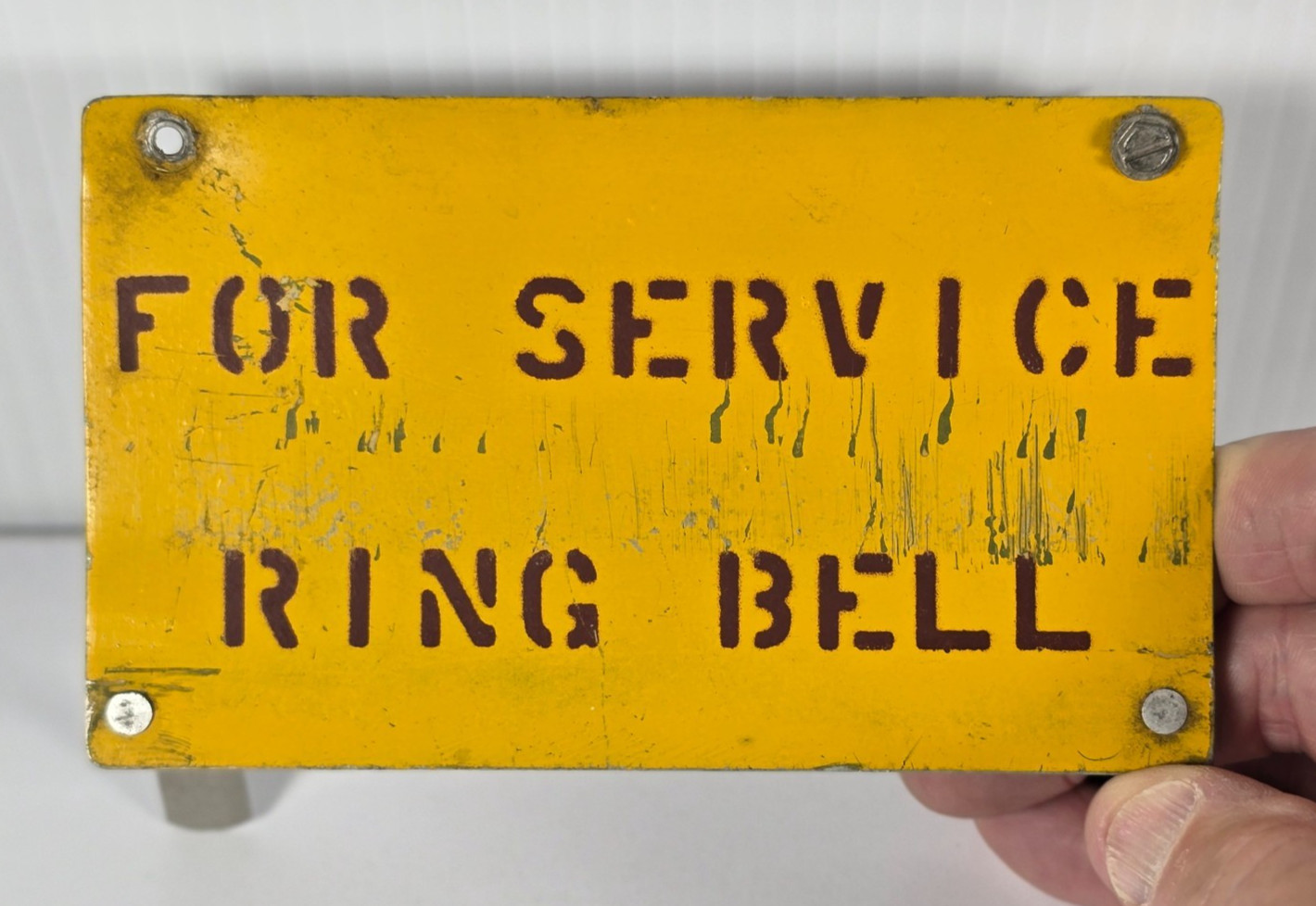 For ServiceRing Bell Home Office Shop Alert Notice Aluminum Metal Sign