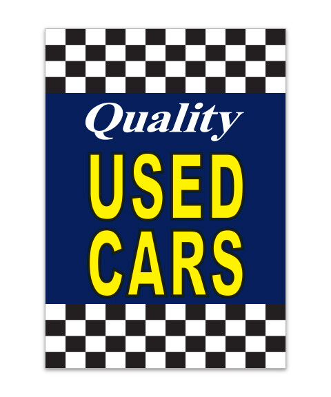UNDER THE HOOD SIGN 3D CAR LOT DEALER DEALERSHIP KIT RED WHITE 29&Prime; X 41&Prime;