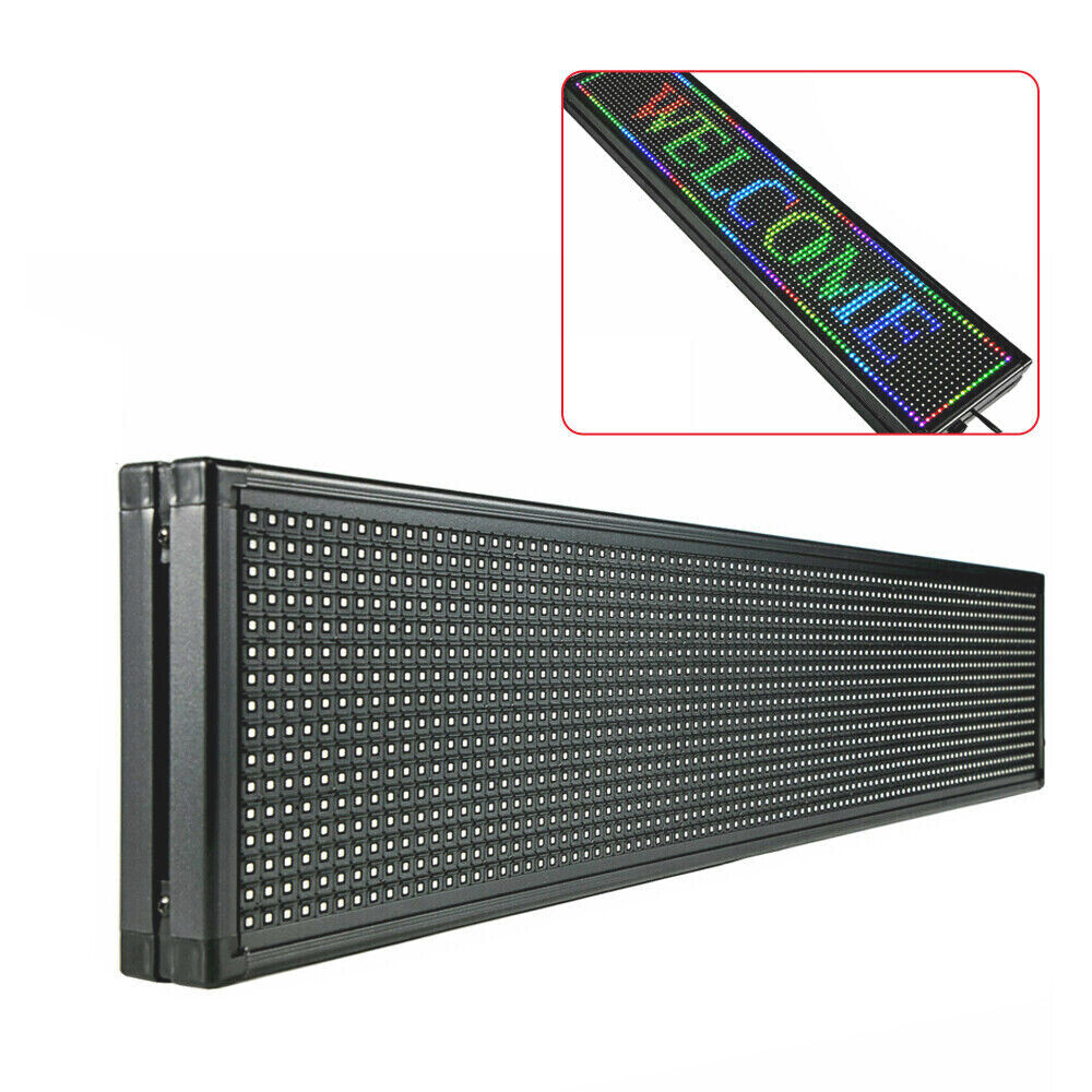 40&Prime;X8&Prime; LED Scrolling Sign Programble Digital Advertising 7-Color Display Board