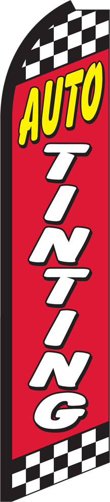 Auto Tinting Swooper Flag Feather Super Bow Banner
