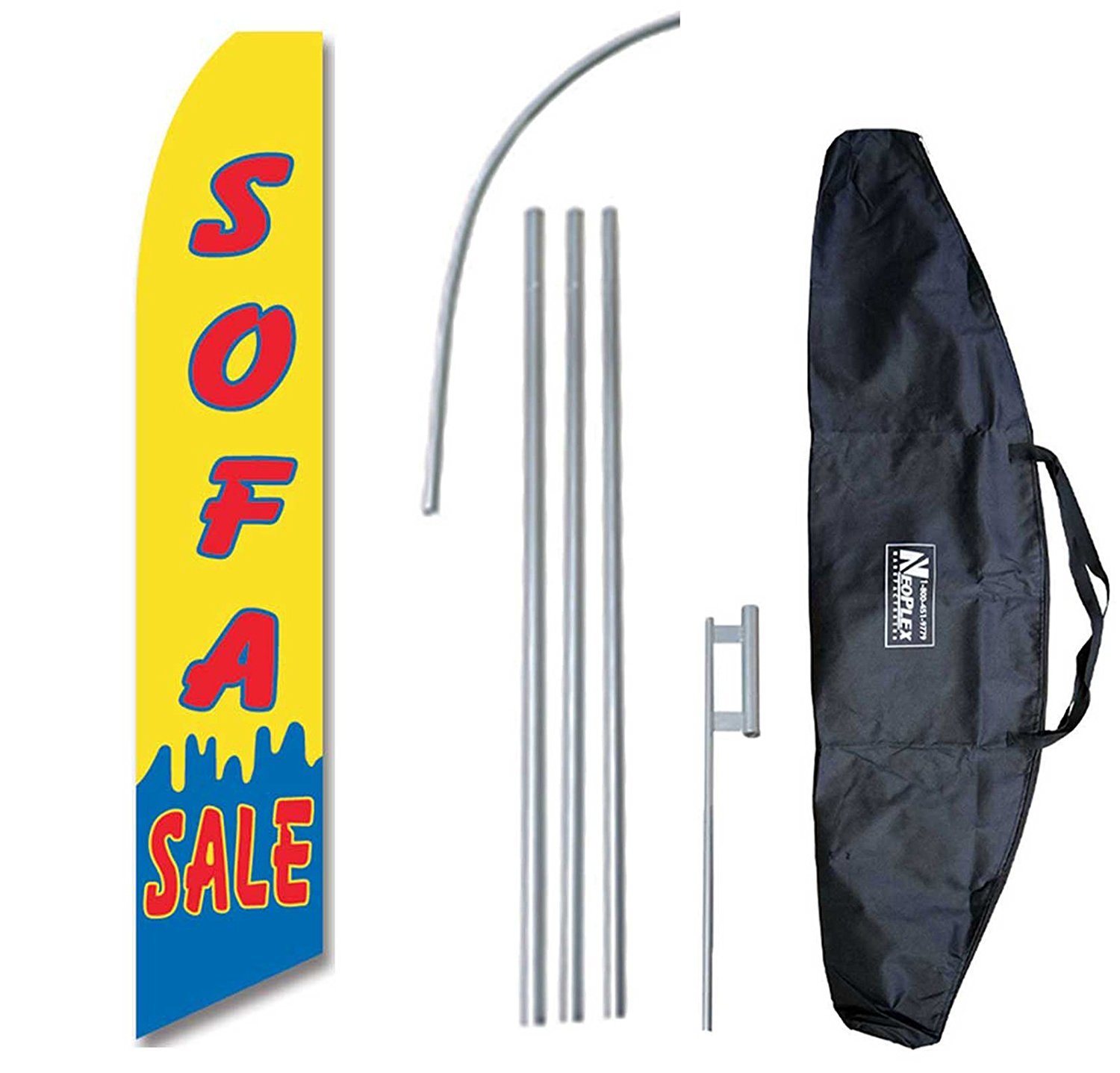 Sofa Sale Swooper Flag Flutter 15 Tall Complete Starter Bag Kit Neoplex