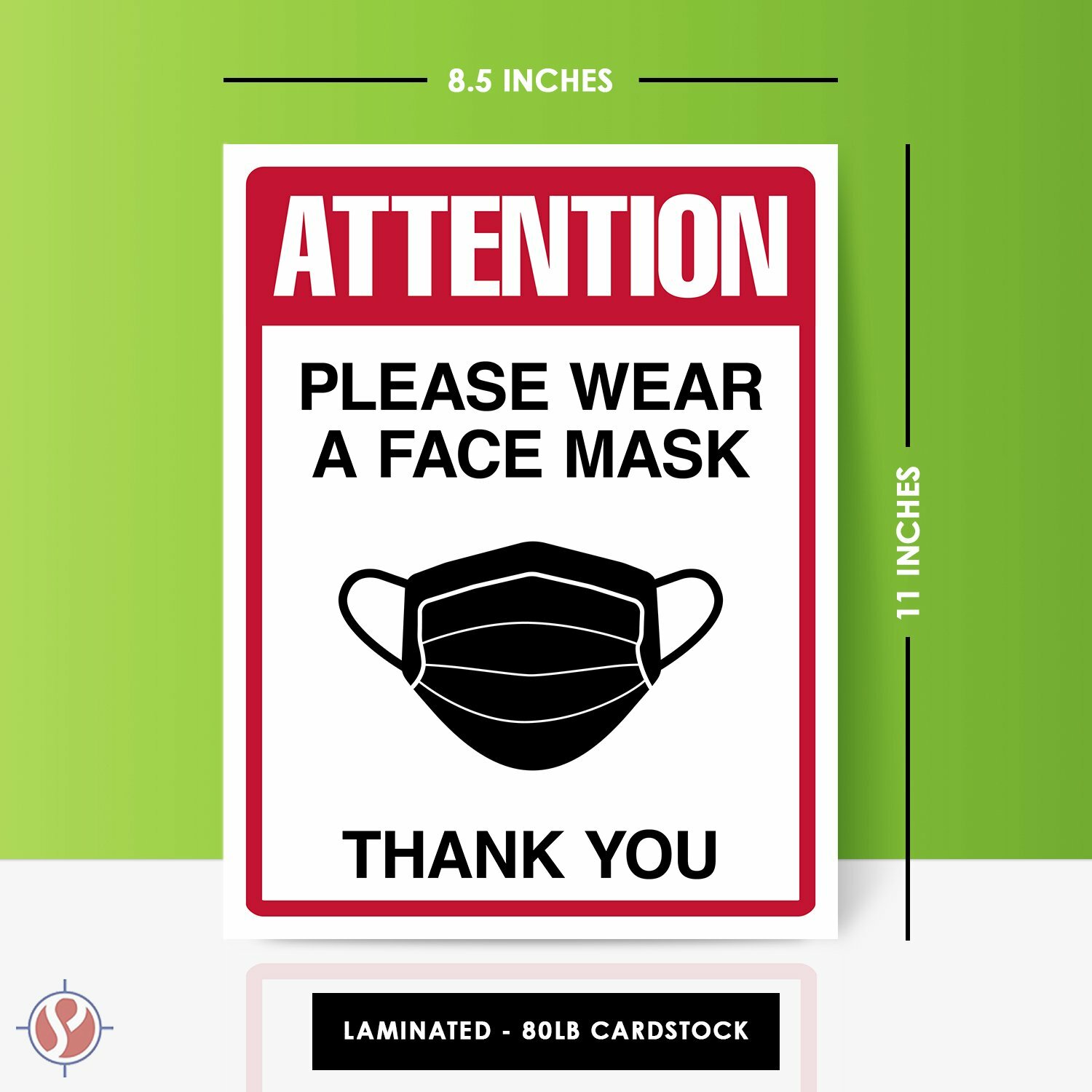 3-in-1 Laminated Safety Sign Set – Tear-Proof Moisture and Heat Resistant