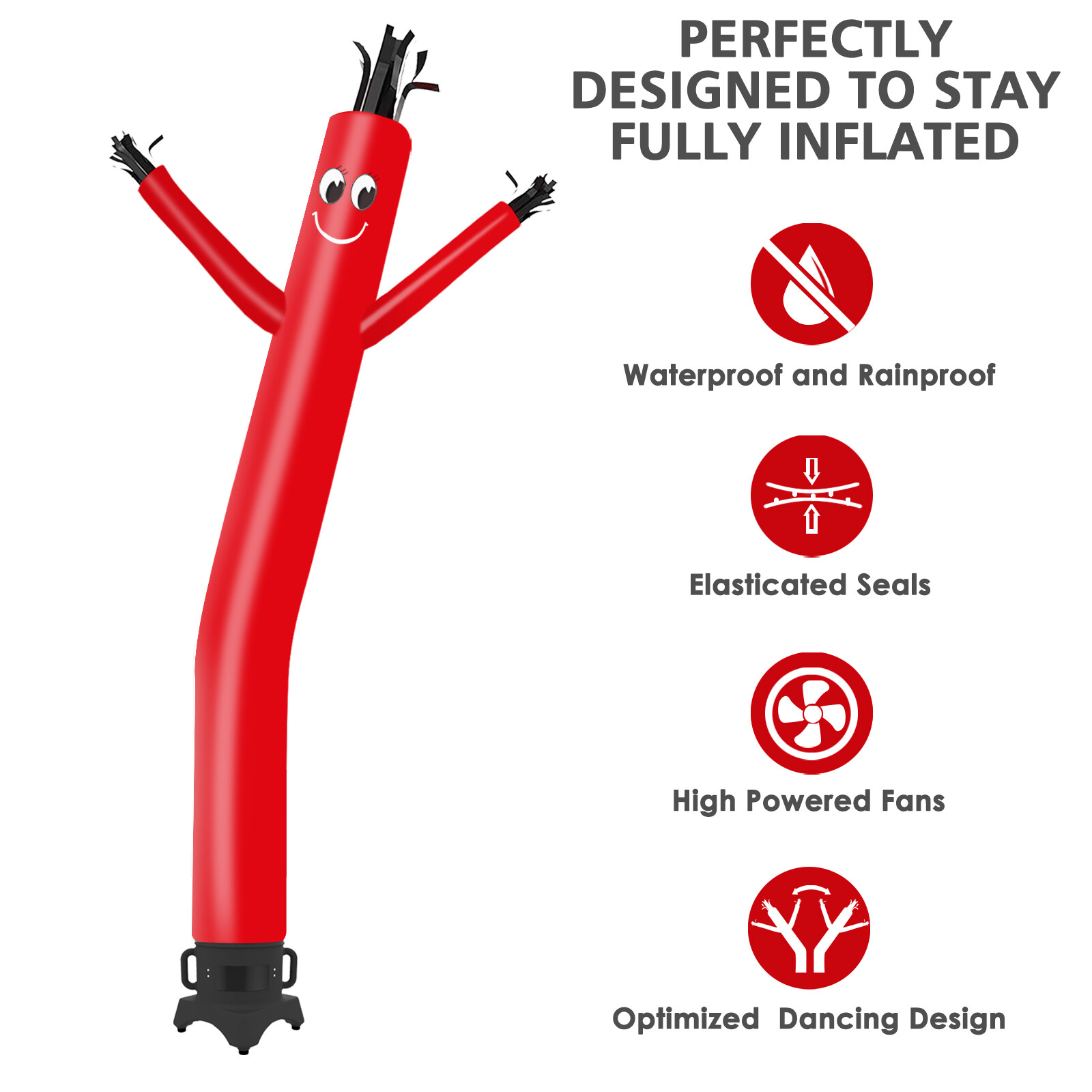 MOUNTO 10FT Inflatable Puppet Dancer with 1/2hp 12inch Blower Complete Set