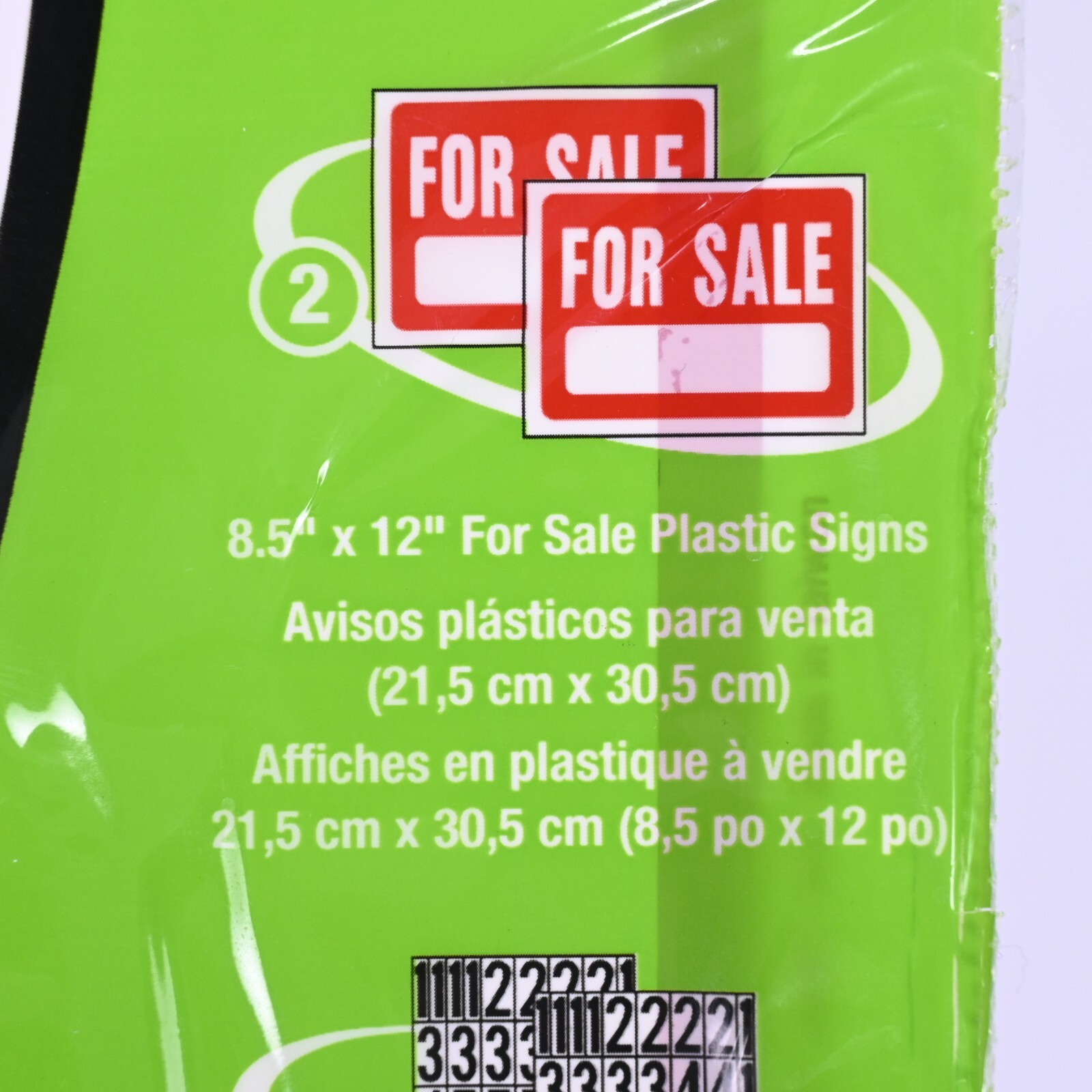 Hy-Ko Products KIT-16 Auto For Sale Kit Plastic Signs & Letters 8.5&Prime; x 12&Prime;