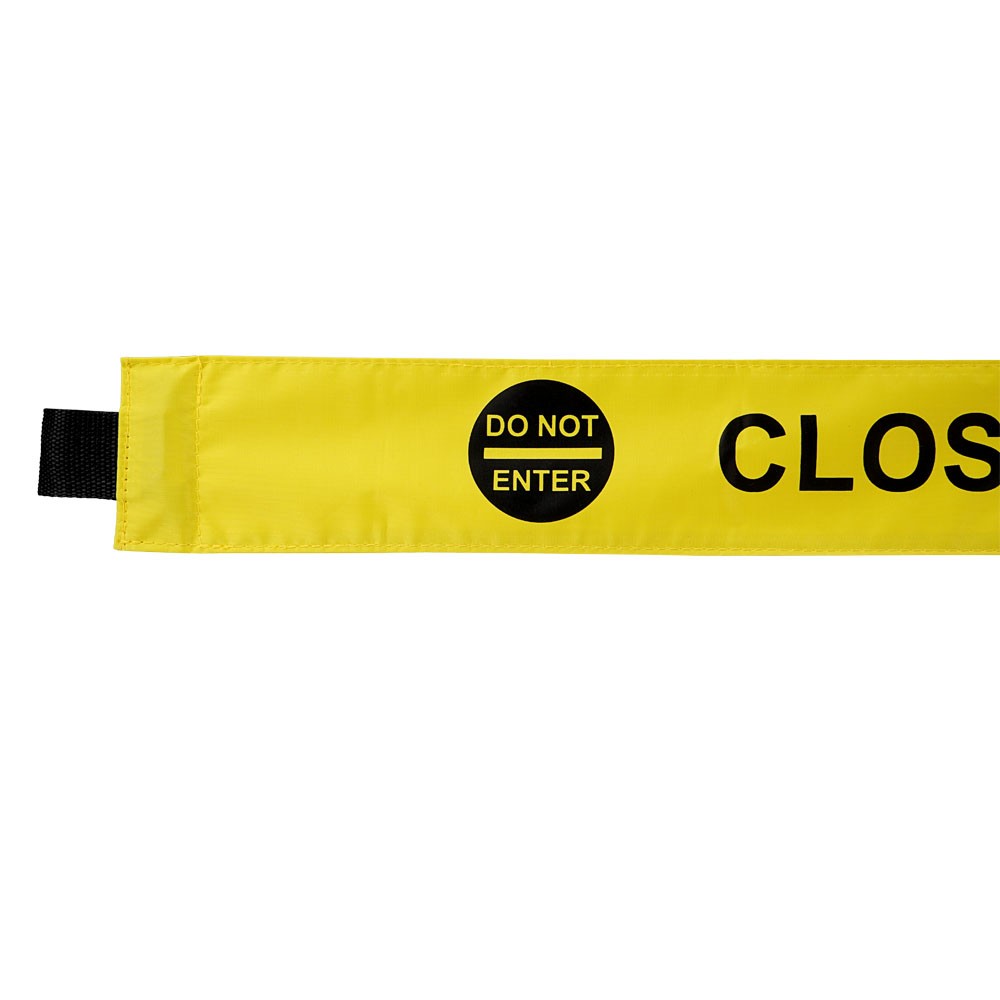 4PCS Restroom Closed for Cleaning Sign with Magnetic Ends, Magnetic Nylon Safety