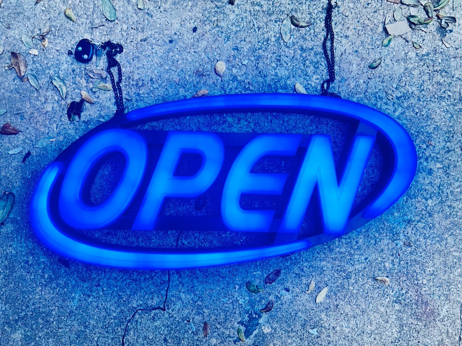 LED Open Sign NIOB Super-Bright Innovations GLI1050 32” x 15” Green Light