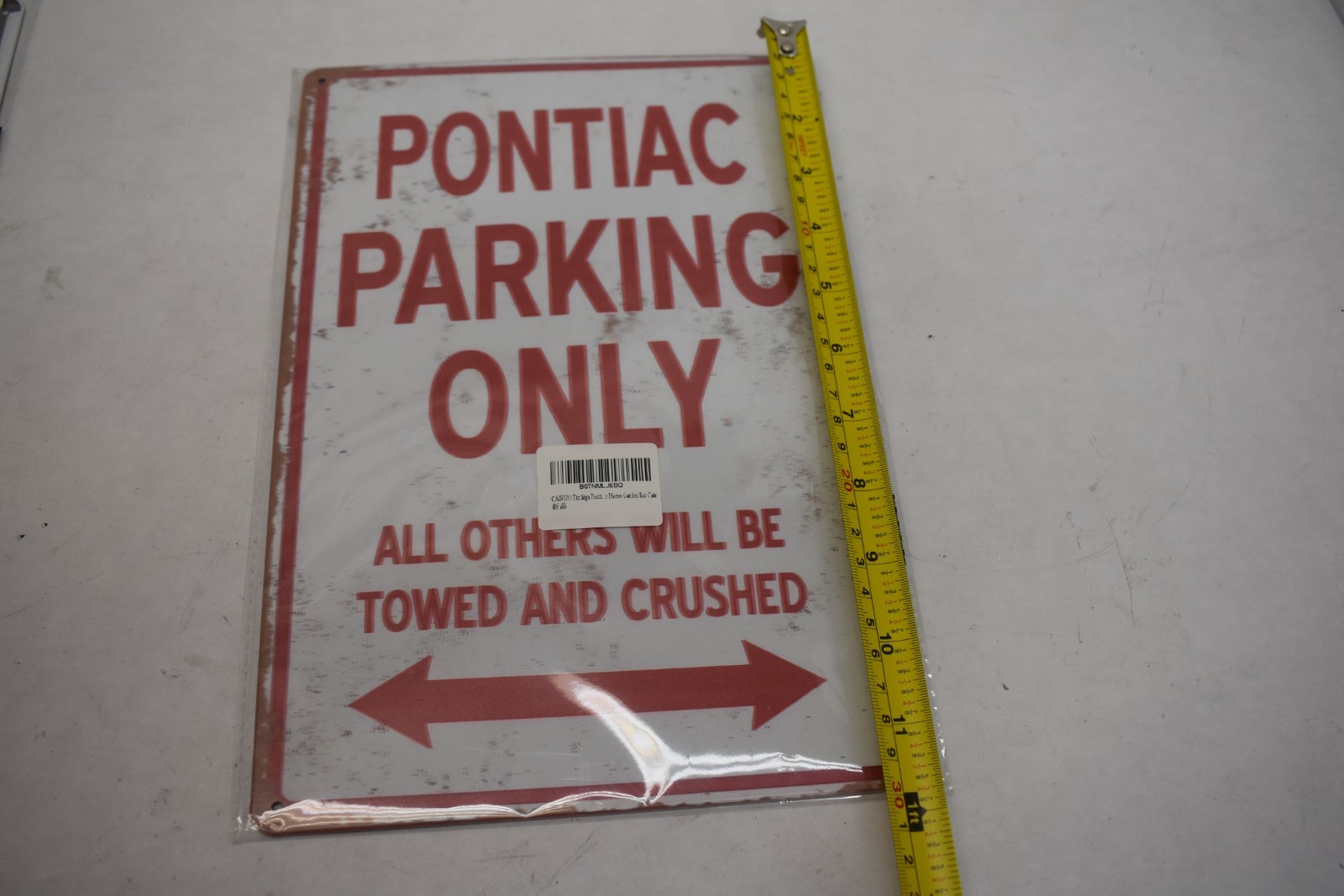 Pontiac Parking Only Metal Sign 8&Prime; x 12&Prime; Aluminum Stainless Steel Sign 2 Pack