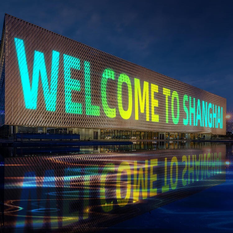 400W Gobo Projector Waterproof Super Bright logo Outdoor Building Image Display