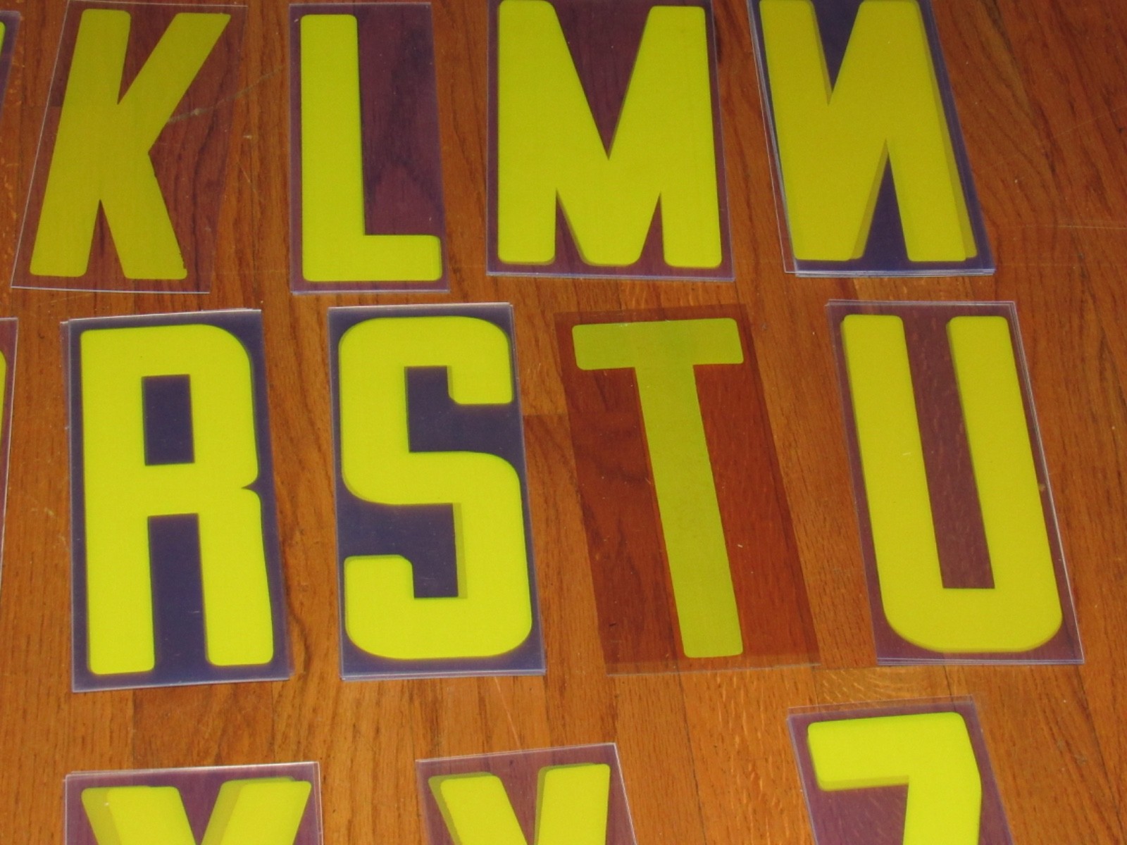 224 Vintage Plastic Marquee Outdoor Sign Symbols Letters Numbers 8&Prime; On 9&Prime; Board