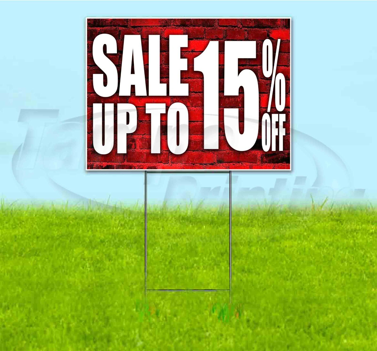 SALE UP TO 15% OFF 18×24 Yard Sign WITH STAKE Corrugated Bandit USA DISCOUNT
