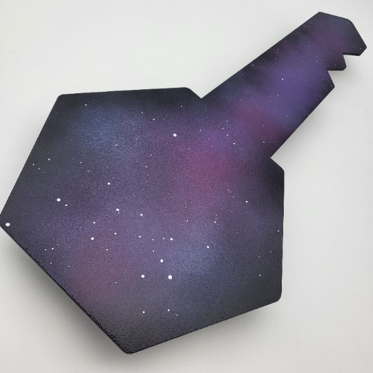 Custom Hexagon Galaxy Realtor Key Sold Sign Title Companies 3D