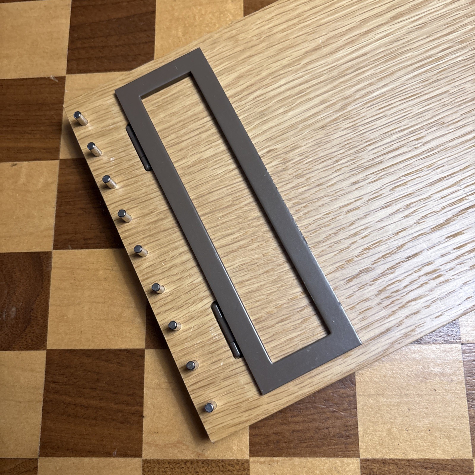 FOSSIL ® – Genuine Metal Store Rack Display Wooden Logo Promo Advertising Sign