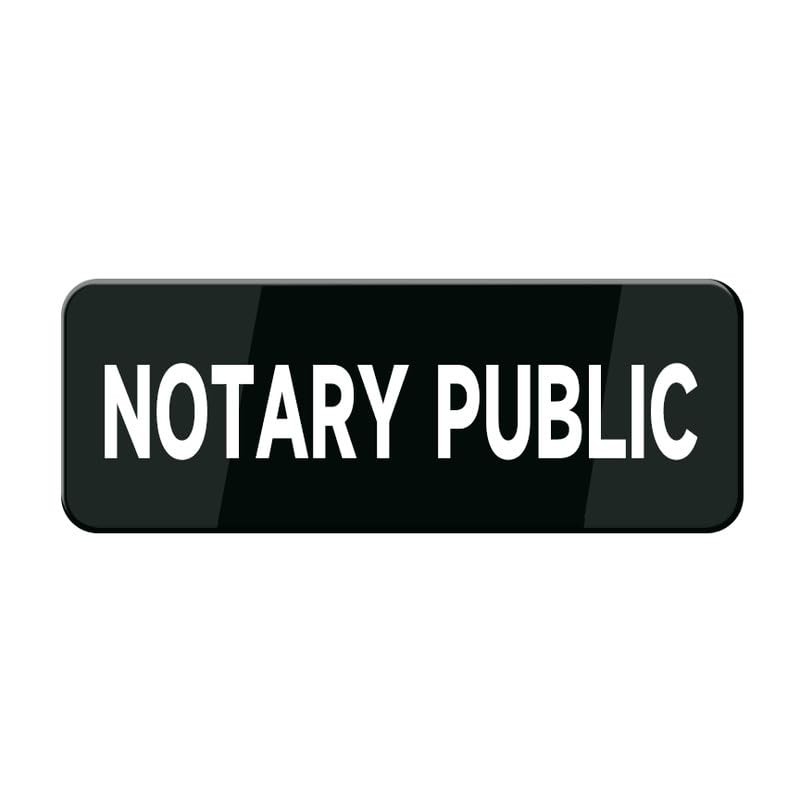 Notary Public Sign For Business Self Adhesive Signs Industrial Warning Signs …